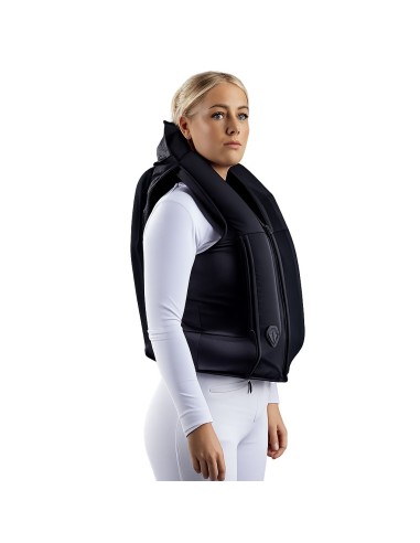 Hit-Air Model Flexfit Airbagvest Zwart | Airbag Rider